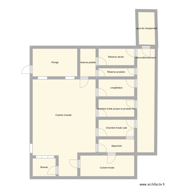 J3J3 sans metre carré. Plan de 13 pièces et 130 m2