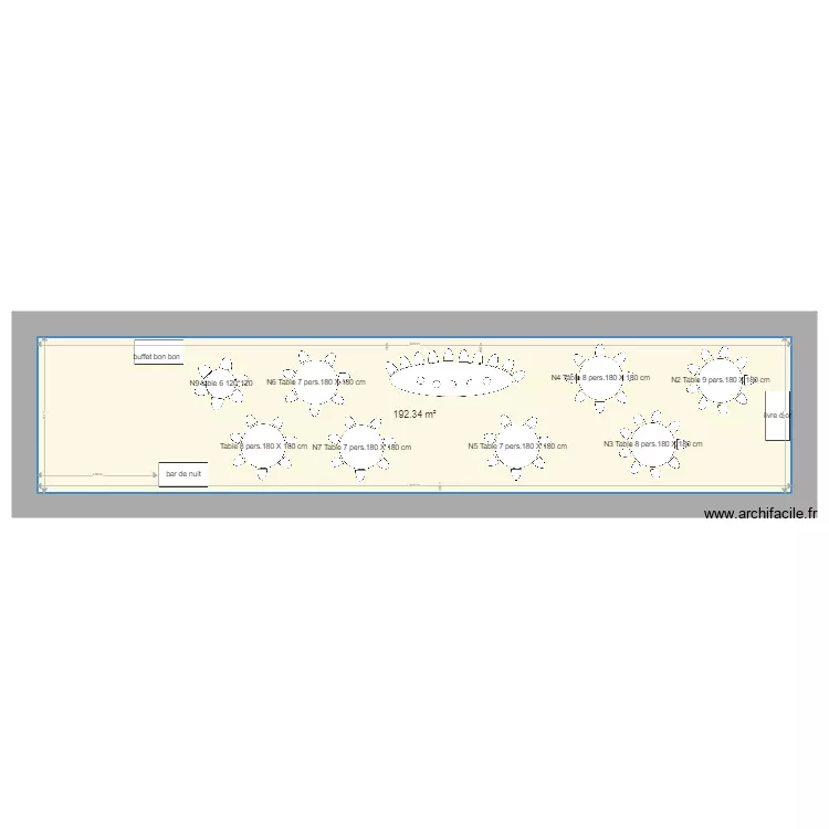 la loubiere. Plan de 