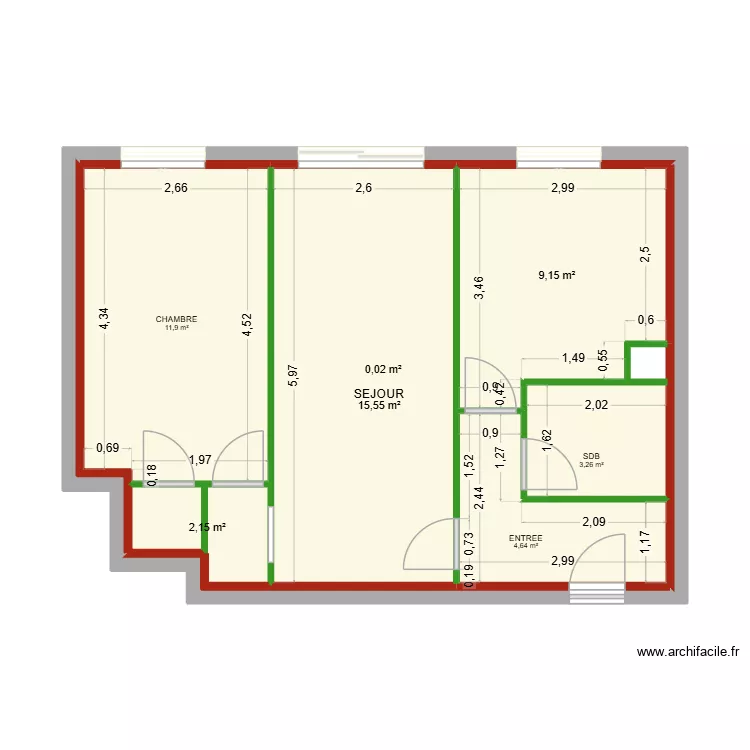 Ichaca 202. Plan de 8 Pièces et 98 m² Ichaca 202. Plan de 8 Pièces et 98 m²