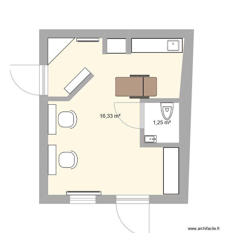PLan salon. Plan de 0 pièce et 0 m2