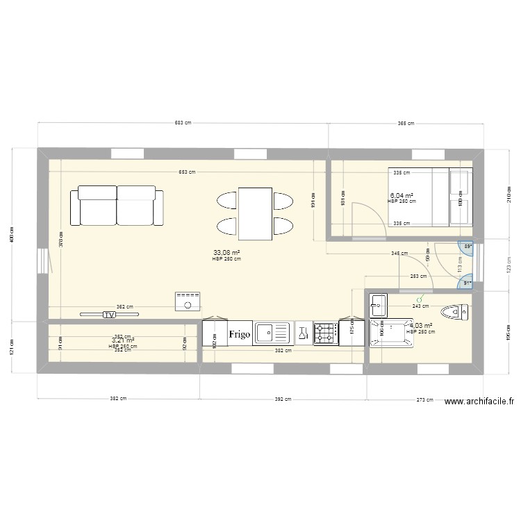 Appart (Martin 19/12). Plan de 0 pièce et 0 m2
