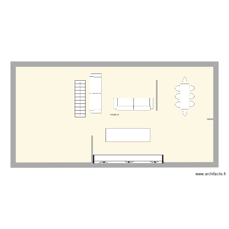?KLN?JKNJB. Plan de 6 pièces et 220 m2