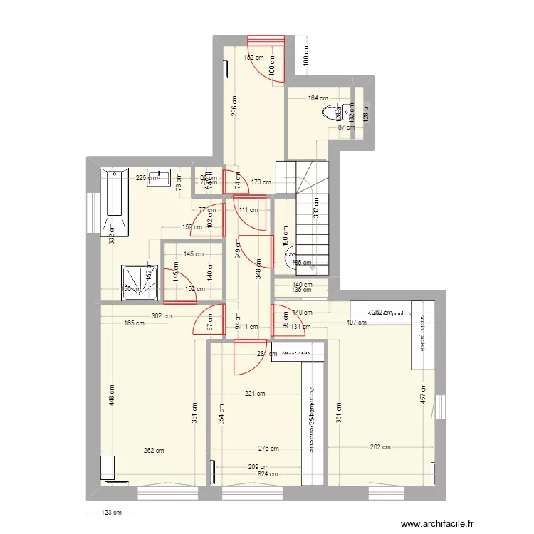 Foch RDC Avant. Plan de 