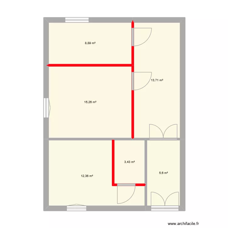 rQV2. Plan de 6 et 59 m² rQV2. Plan de 6 et 59 m²
