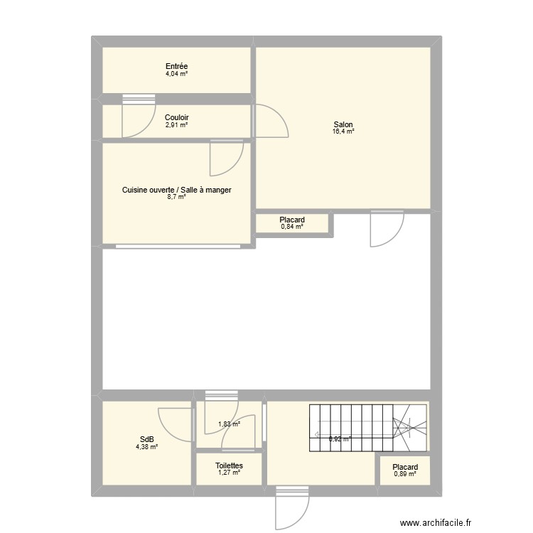 Plan maison Vendôme. Plan de 10 pièces et 48 m2