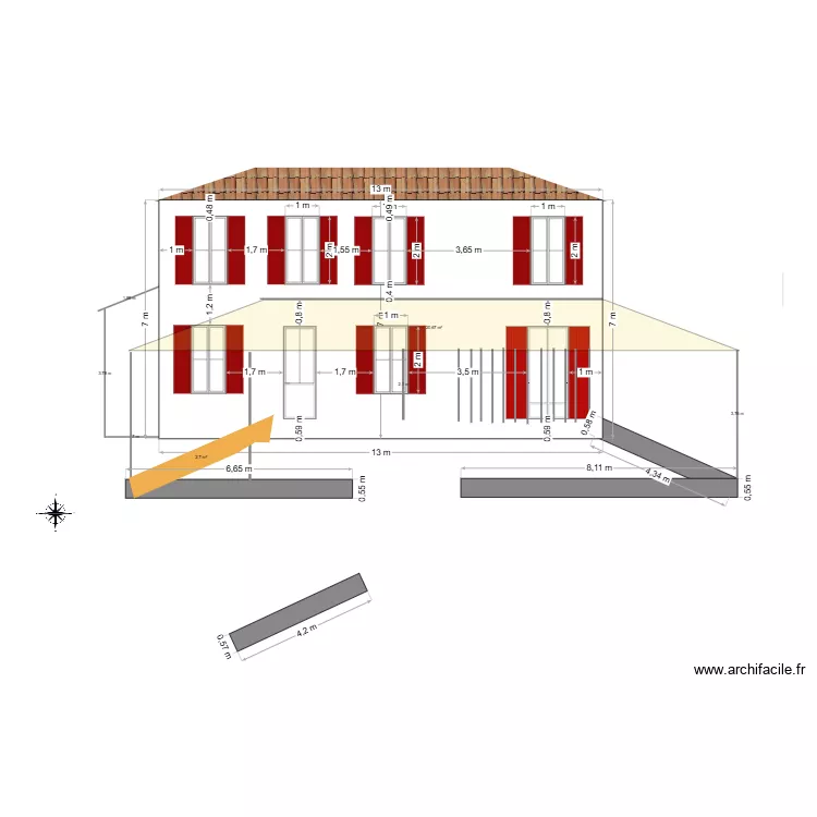 Fermeture Veranda V21. Plan de Fermeture Veranda V21. Plan de