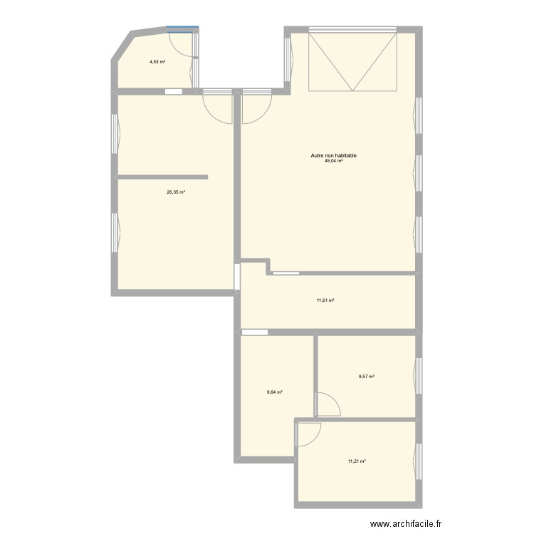 Local_Pro_Siorac. Plan de 0 pièce et 0 m2