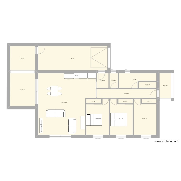 PLAN SECONDAIRE. Plan de 0 pièce et 0 m2