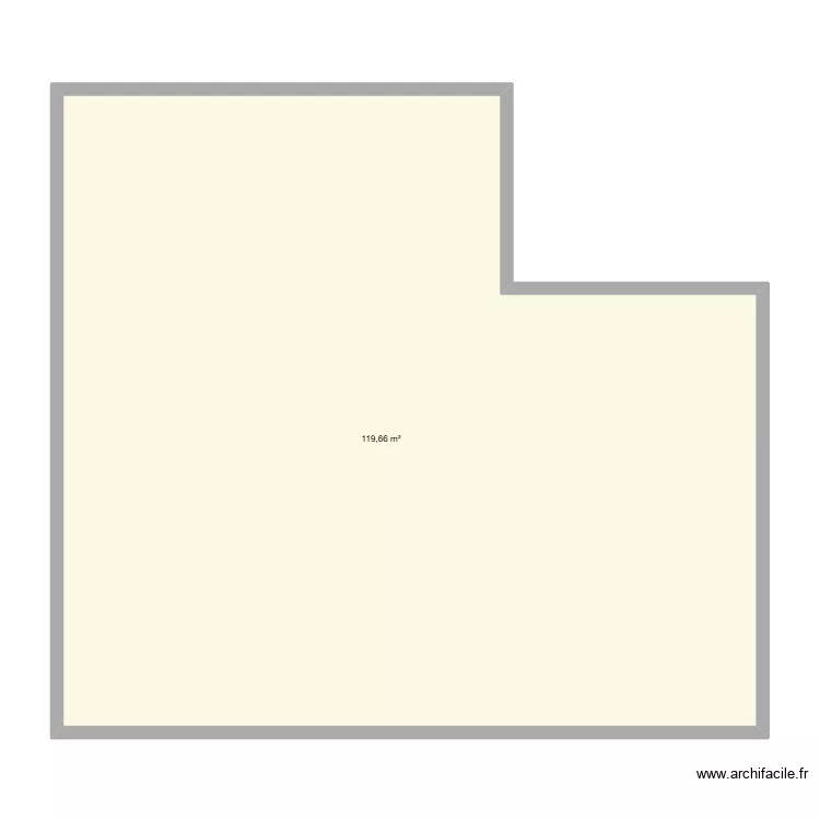 maison 2. Plan de 1  et 120 m²