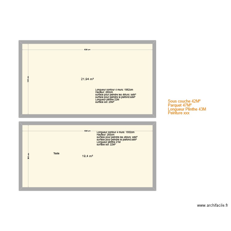 Cesarine comble. Plan de 0 pièce et 0 m2