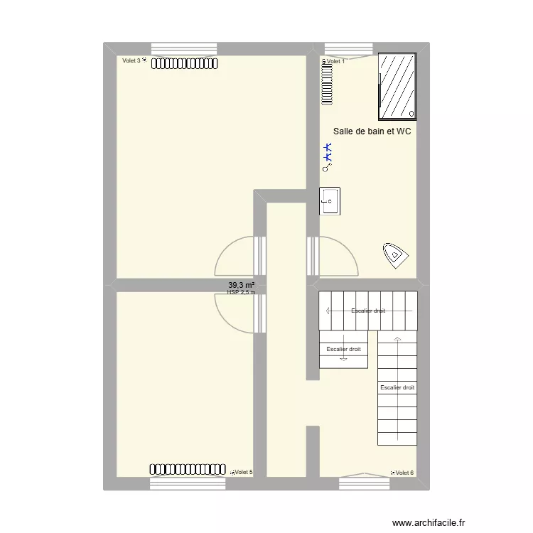 N&deg;29 ETAGE. Plan de 
