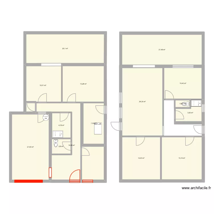 lormont projet final. Plan de 