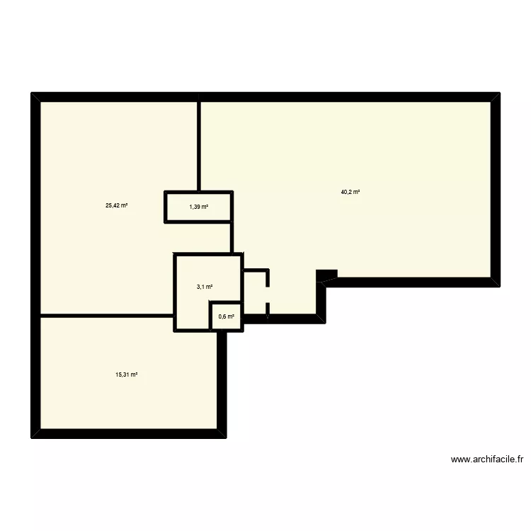 BLOUIN. Plan de 14 et 100 m² BLOUIN. Plan de 14 et 100 m²