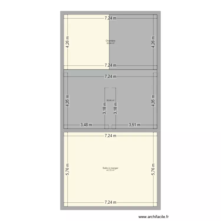 PLAN  PLAFOND BOUTY LOUISE. Plan de 