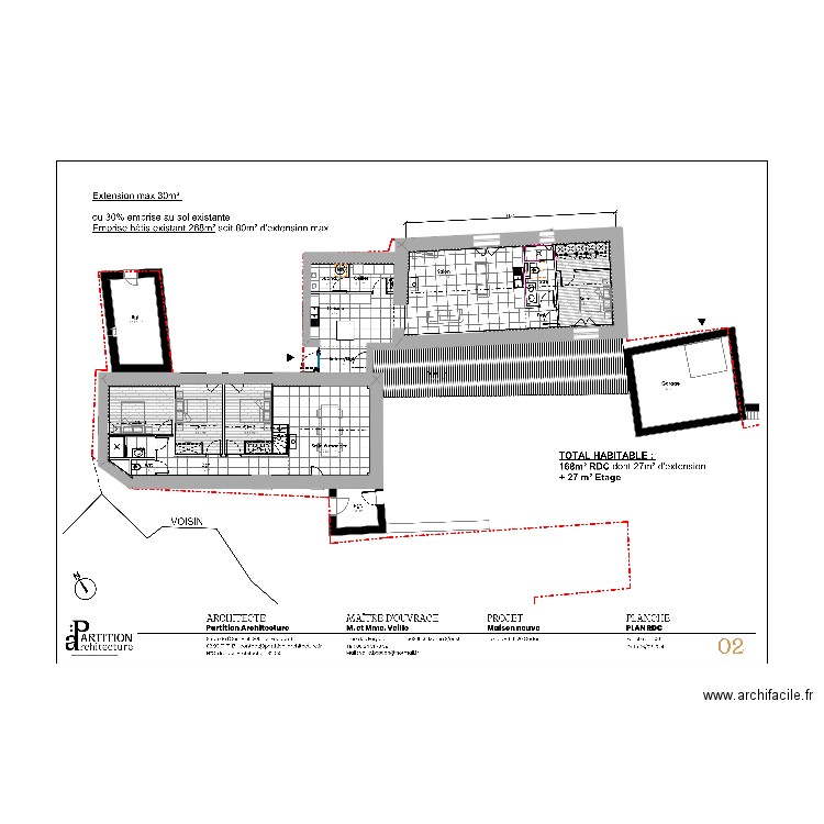 Projet-maison_réseaux. Plan de 0 pièce et 0 m2