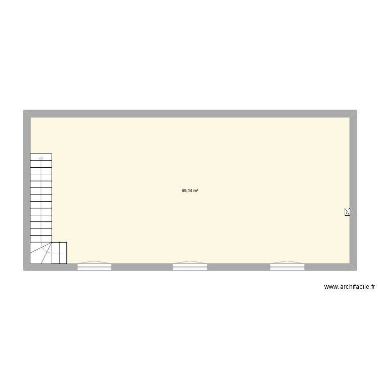 1er étage. Plan de 0 pièce et 0 m2