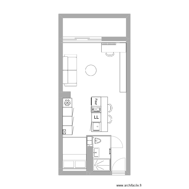 PERRON. Plan de 0 pièce et 0 m2