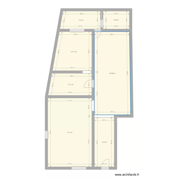 ACNAgo44 / 0. Plan de 7  et 110 m²