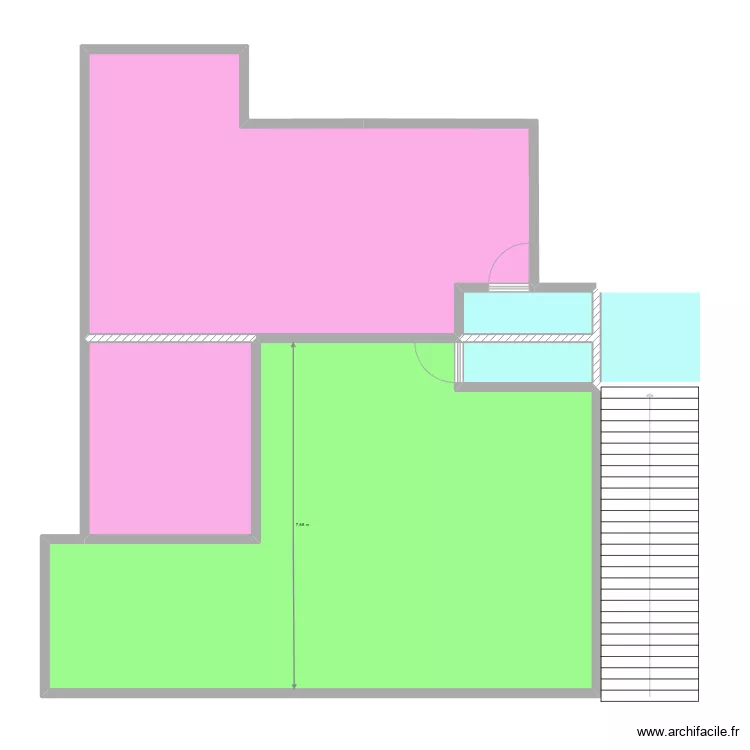plan amenagement pavillon maman. Plan de 