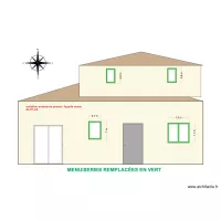 KHADDAR FA&Ccedil;ADE OUEST PRINCIPALE  ITE + FEN&Ecirc;TRES