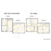maison cuisine en long