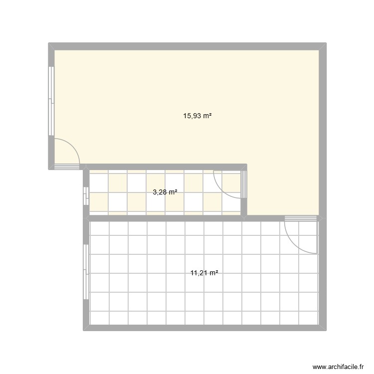 Mod&egrave;le 1. Plan de 0 pièce et 0 m2