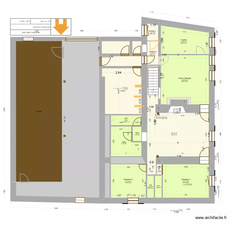 Remoray Actuel. Plan de 37 Pièces et 531 m² Remoray Actuel. Plan de 37 Pièces et 531 m²