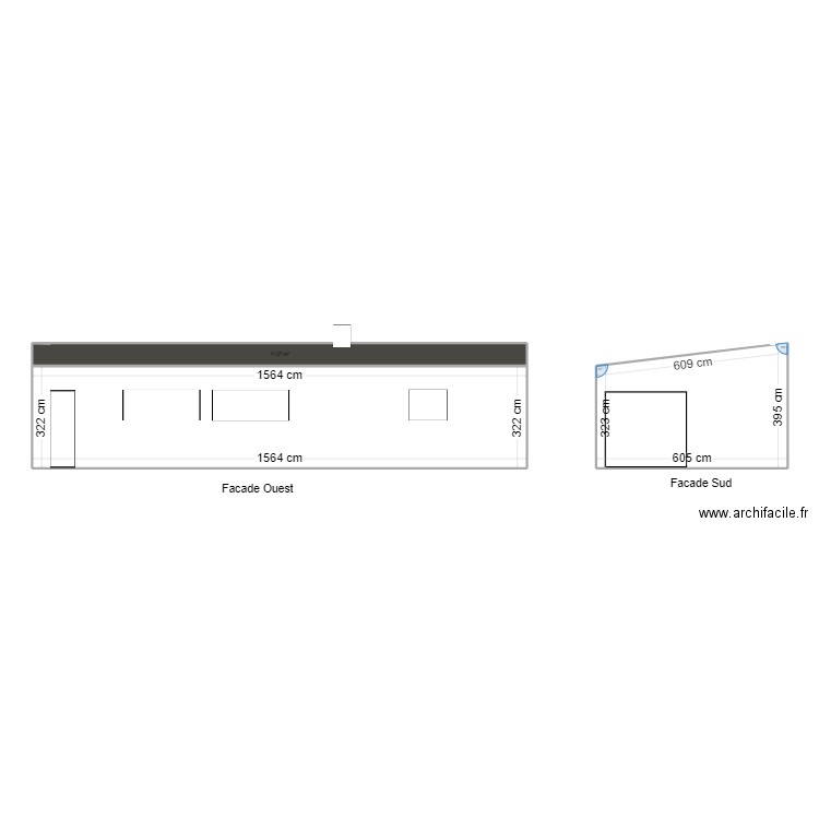 le sebillon. Plan de 3 pièces et 83 m2