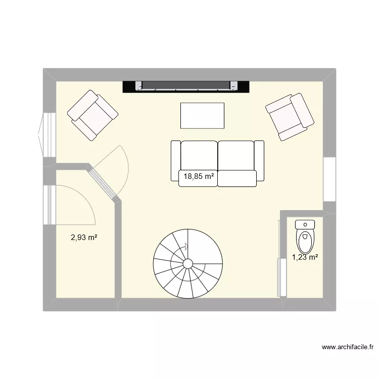 maison st jean. Plan de 
