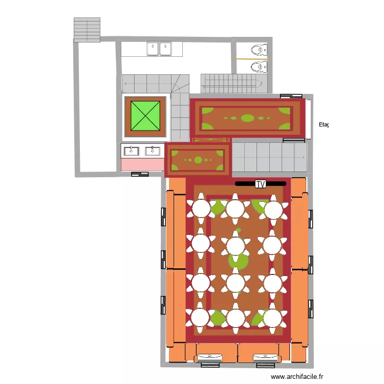 mosquee 3. Plan de mosquee 3. Plan de