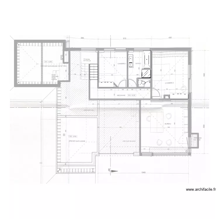Portois 1er. Plan de 8 et 82 m² Portois 1er. Plan de 8 et 82 m²