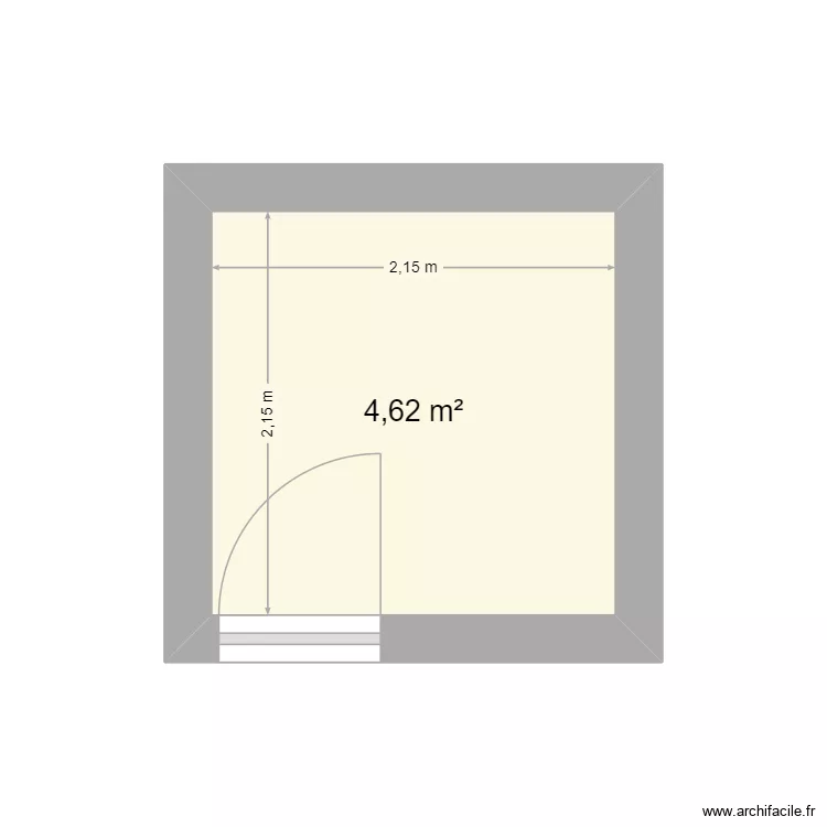 Salle de bain Perrine. Plan de 1 et 5 m² Salle de bain Perrine. Plan de 1 et 5 m²