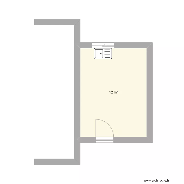 extension. Plan de 1 et 12 m² extension. Plan de 1 et 12 m²