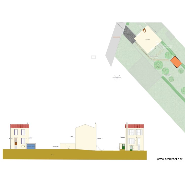 Plan maison Deuil la barre avant travaux V2. Plan de 0 pièce et 0 m2 Plan maison Deuil la barre avant travaux V2. Plan de 0 pièce et 0 m2