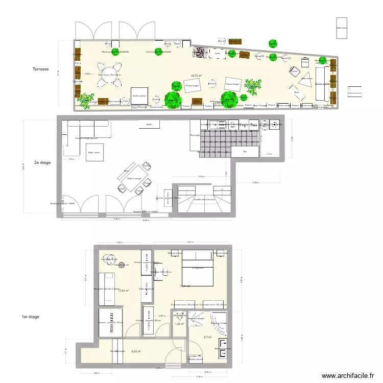 10 passage Rivi&egrave;re Terrasse v6. Plan de 