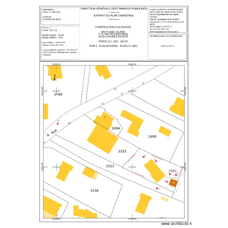 PCMI 2 HALIPRE. Plan de 0 pièce et 0 m2