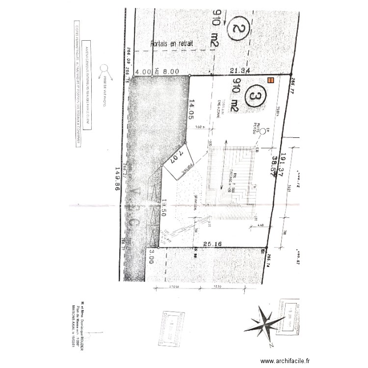 maison dom. Plan de 1 pièce et 9 m2