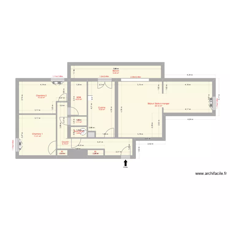 Logement ATAMANCZUK. Plan de 13 et 88 m² Logement ATAMANCZUK. Plan de 13 et 88 m²