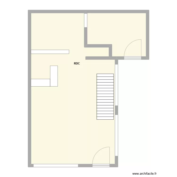 ROANNE BIKE RDC. Plan de 