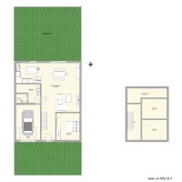 RDC garage chambre wc PDV 60m²