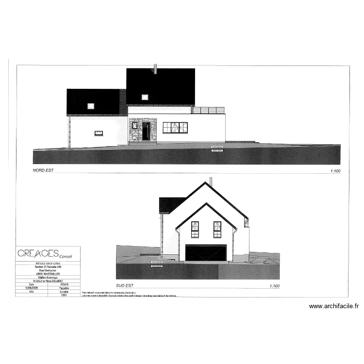 BELY FACADE 1. Plan de 