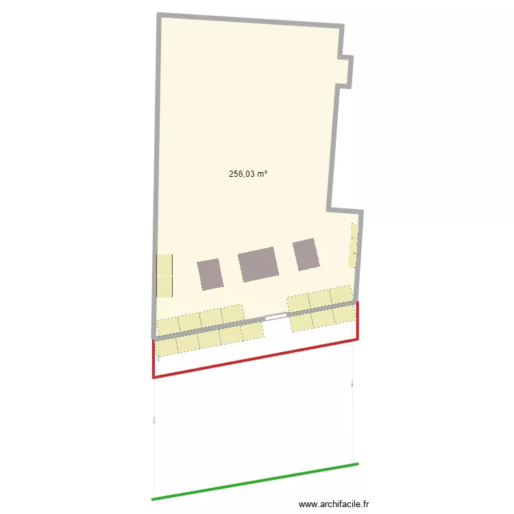 Aubi&egrave;re. Plan de 