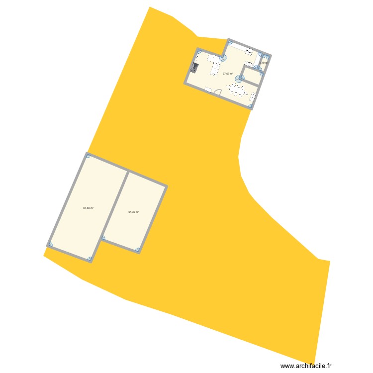 BERTHOLENE. Plan de 0 pièce et 0 m2