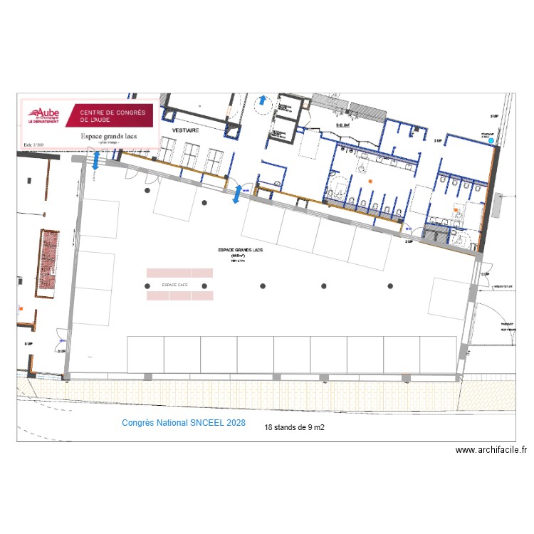grands lacs Congrès National SNCEEL 2028. Plan de 0 pièce et 0 m2