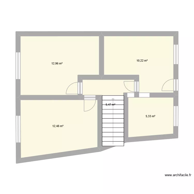 Etage FLT. Plan de 5 et 46 m² Etage FLT. Plan de 5 et 46 m²