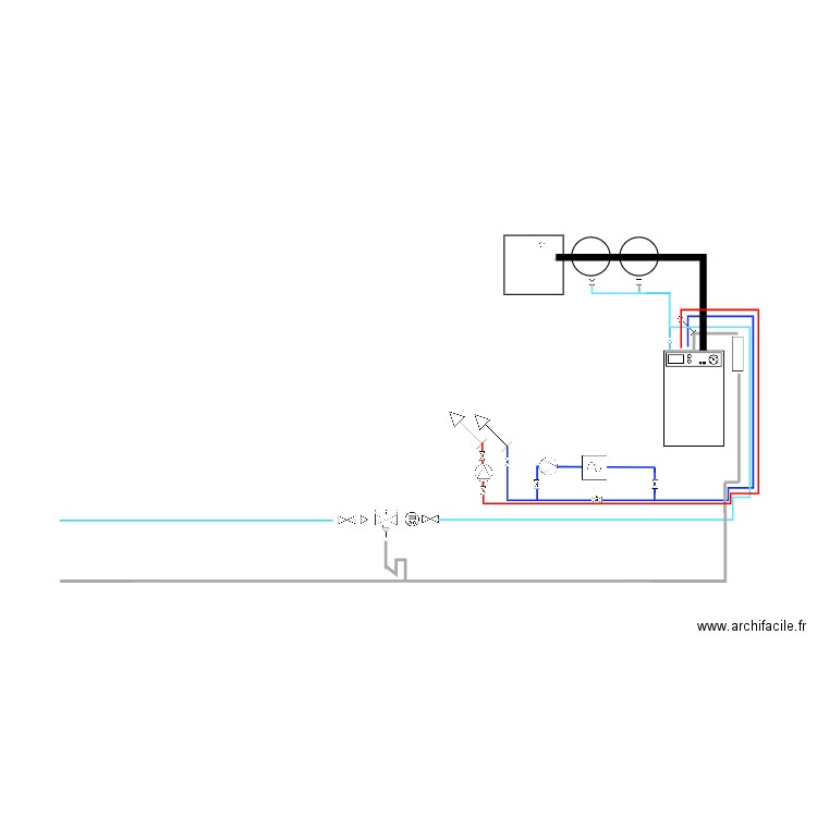 chaudiere CPAM LA ROCHELLE. Plan de 0 pièce et 0 m2