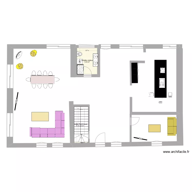 Maison Ecuelles Version 23032025. Plan de 