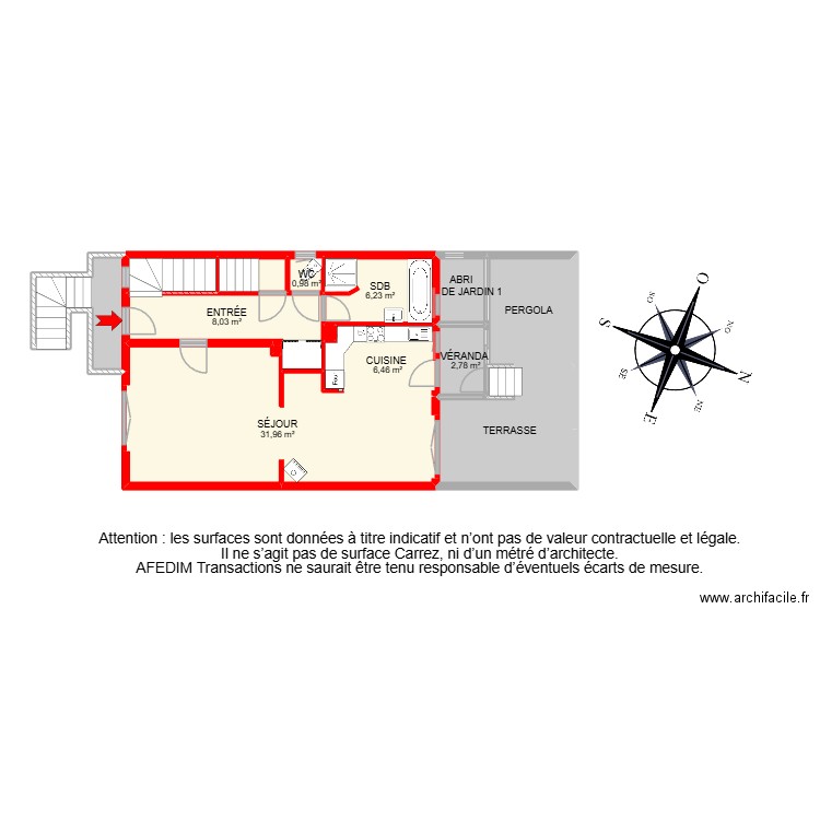 BI 28657 -. Plan de 44 pièces et 295 m2
