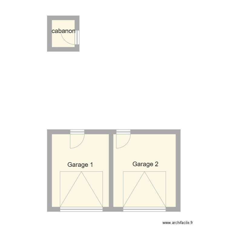 0572. Plan de 3 pièces et 30 m2