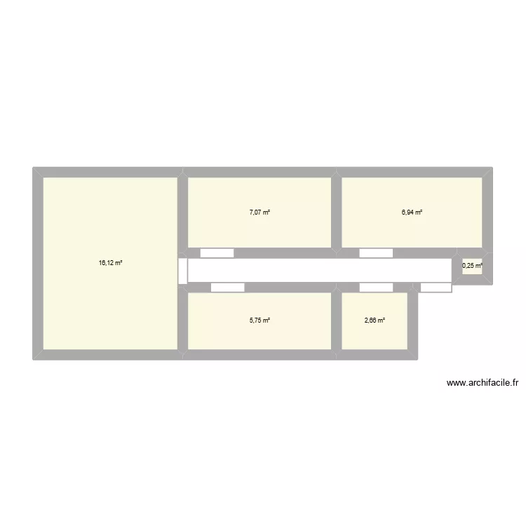 Plan. Plan de 6 et 39 m² Plan. Plan de 6 et 39 m²